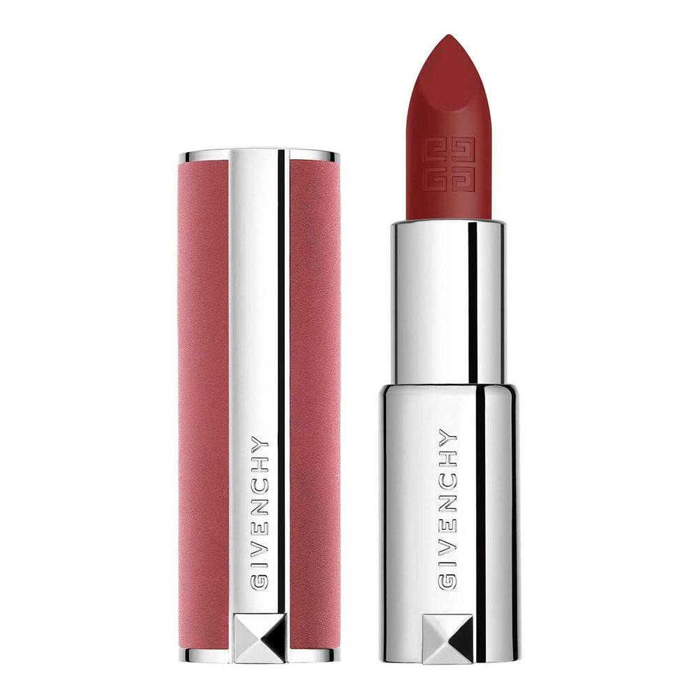 Givenchy Le Rouge Sheer Velvet Matte – Cream Lipstick for Women, 17, Rouge Erable, Refillable, 3.4 g
