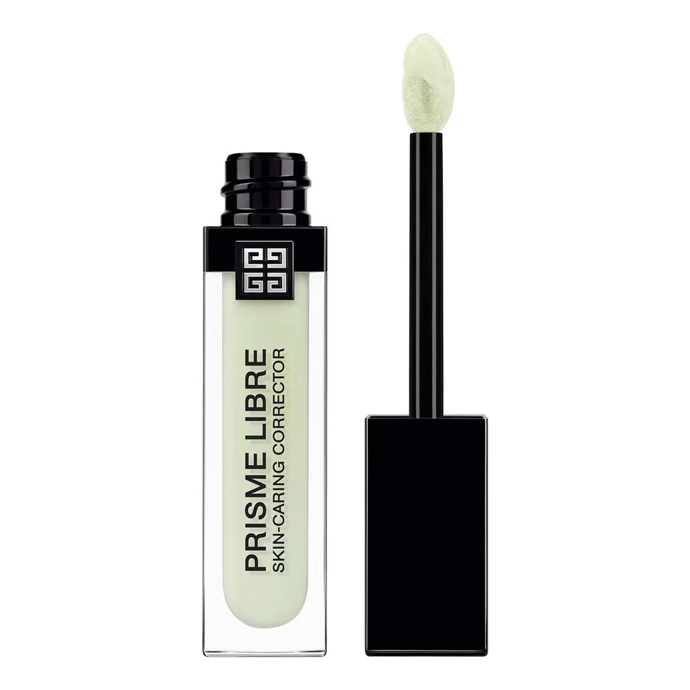 Givenchy Prisme Libre Skin Caring Corrector Redness Eraser – Liquid Primer for Women, Green, 11 ml