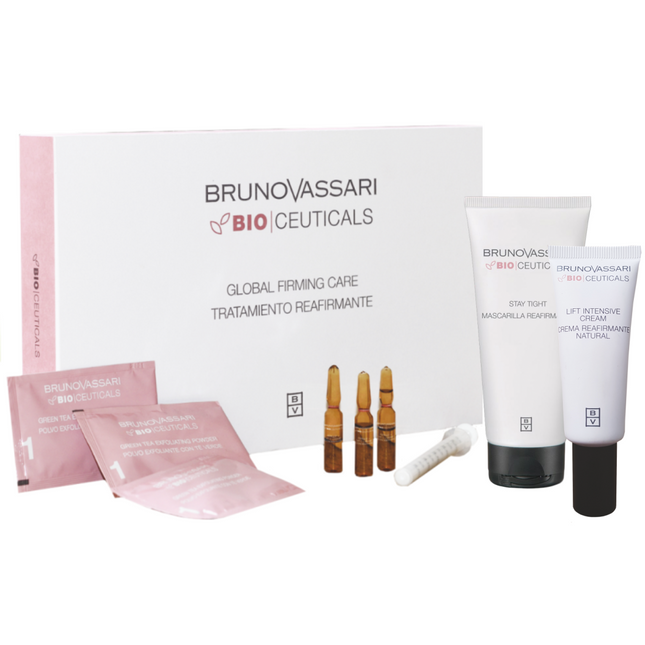 Bruno Vassari Global Firming Care Treatment Set Bruno Vassari: Bio Ceuticals Green Tea Exfoliating Powder x3 pcs + Bio Ceuticals Vitamin C – Ampoules Treatment Serum for Women, x3 pcs + Bio Ceuticals Stay Tight,…