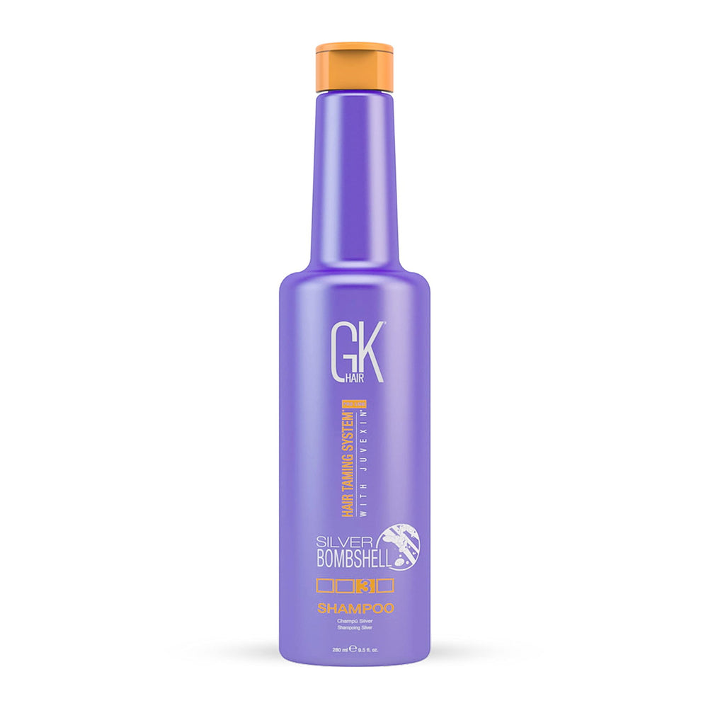Global Keratin Silver Bombshell – Hair Shampoo for Women, For Neutralisation Of Yellow Tones, 280 ml