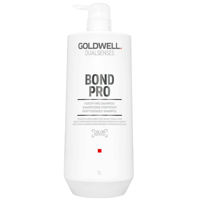 Goldwell Dualsenses Bond Pro – Hair Treatment Shampoo for Women, Fortifying, Fine, Fragile, 1000 ml