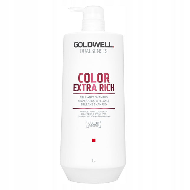 Goldwell Dualsenses Color Extra Rich – Hair Shampoo for Women, Color Protection, 1000 ml