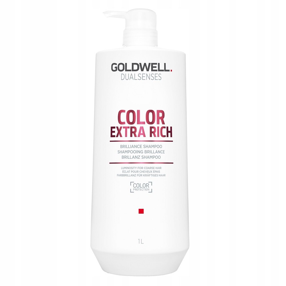 Goldwell Dualsenses Color Extra Rich – Hair Shampoo for Women, Color Protection, 1000 ml