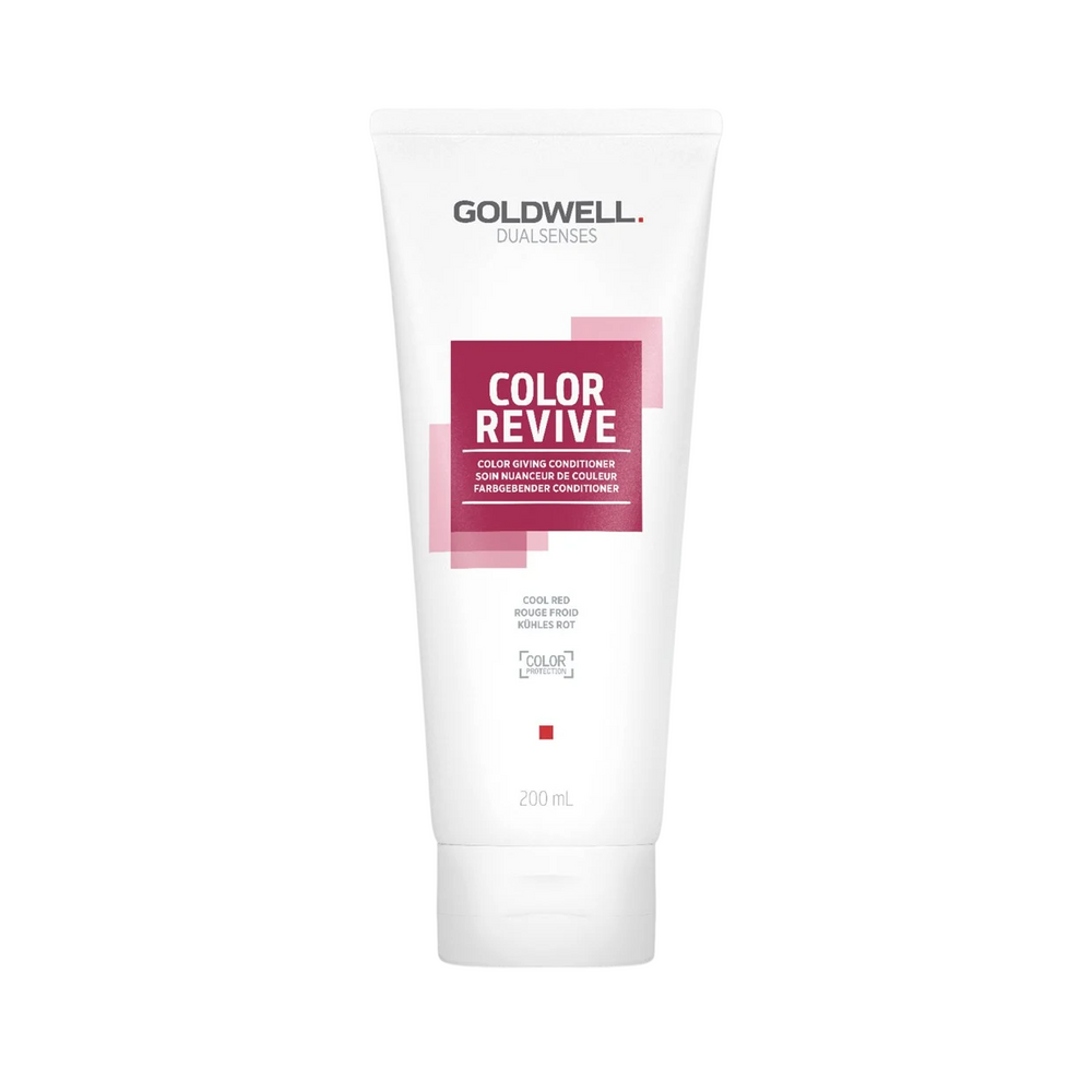 Goldwell Dualsenses Color Revive – Hair Colour Conditioner for Women, Cool Red, Smooth, 200 ml