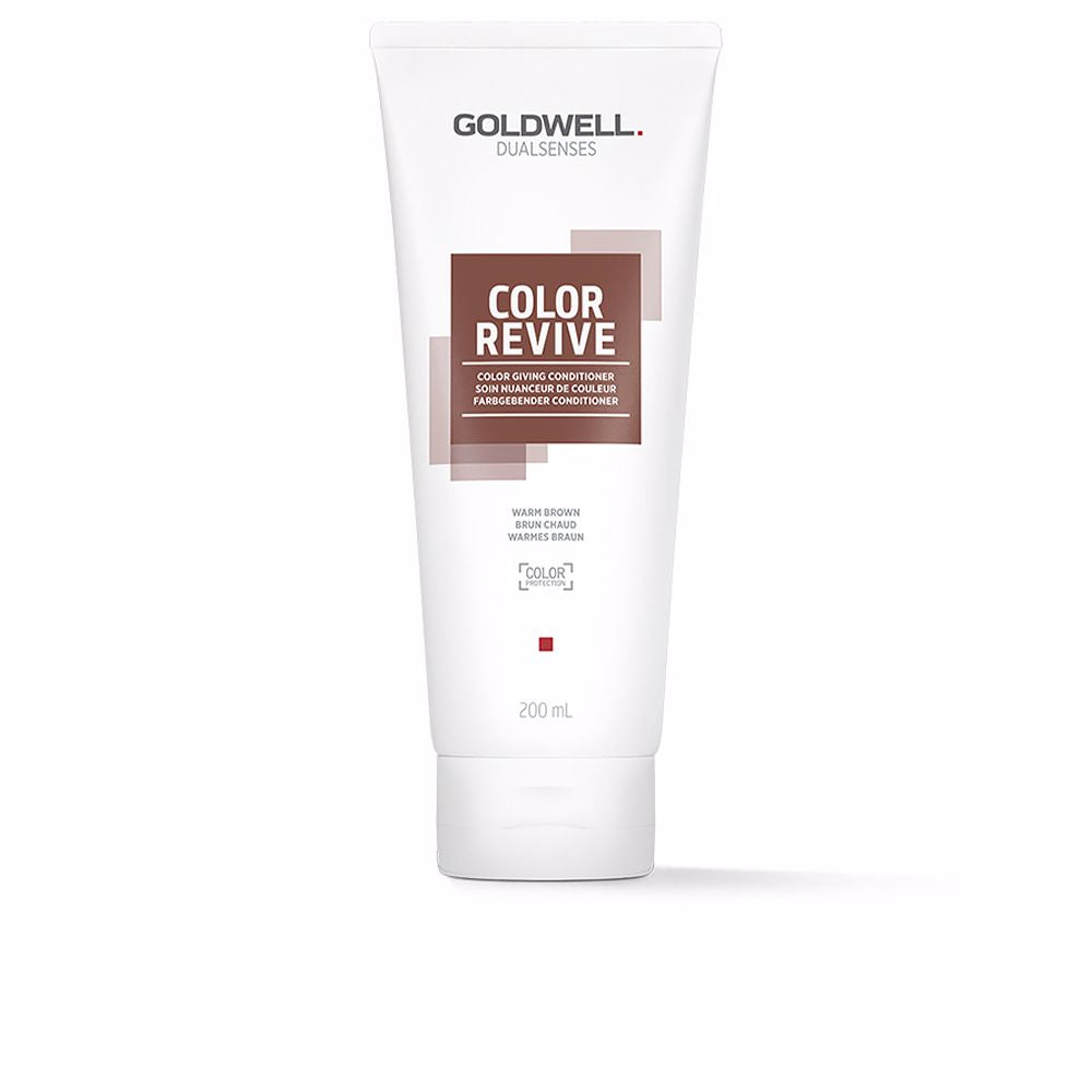 Goldwell Dualsenses Color Revive – Hair Colour Conditioner for Women, Warm Brown, Revives, 200 ml