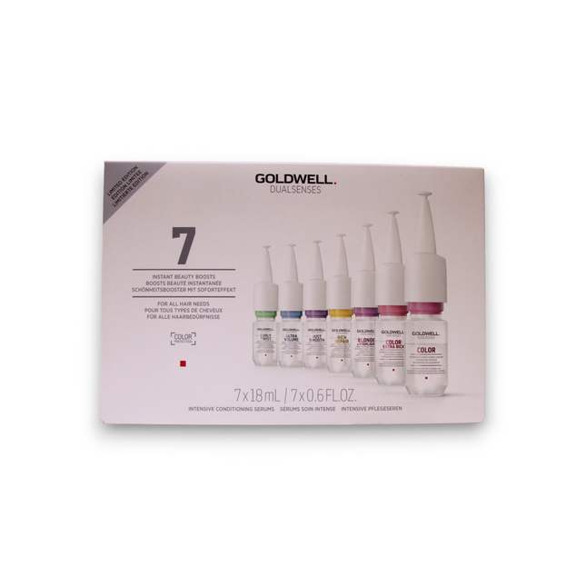 Goldwell Set Goldwell Dualsenses Instant Beauty Boosts – Hair Serum for Women, For Hydration, 7 pcs, 18 ml