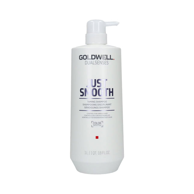 Goldwell Dualsenses Just Smooth – Hair Shampoo for Women, Taming, 1000 ml