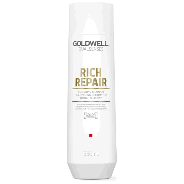 Goldwell Dualsenses Rich Repair – Hair Shampoo for Women, Hair regeneration, 250 ml