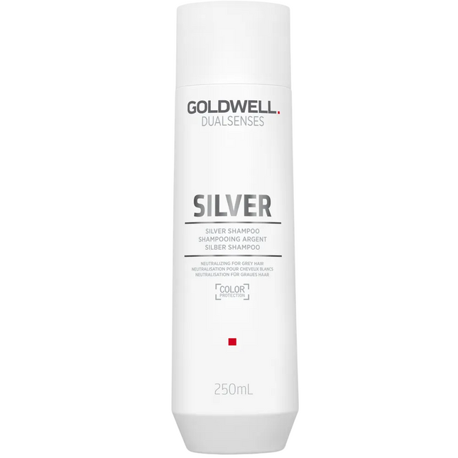 Goldwell Dualsenses Silver – Hair Shampoo for Women, Anti Grey, 250 ml