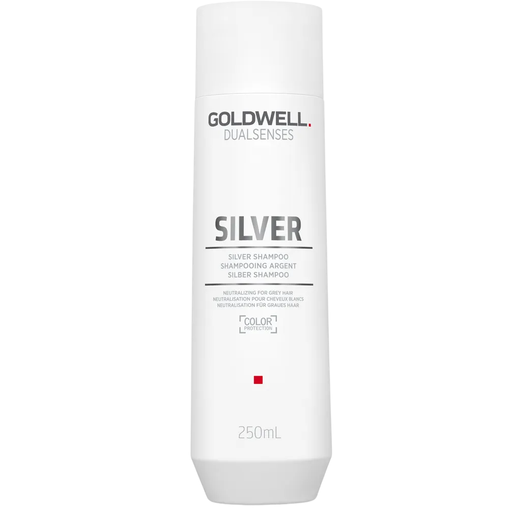 Goldwell Dualsenses Silver – Hair Shampoo for Women, Anti Grey, 250 ml