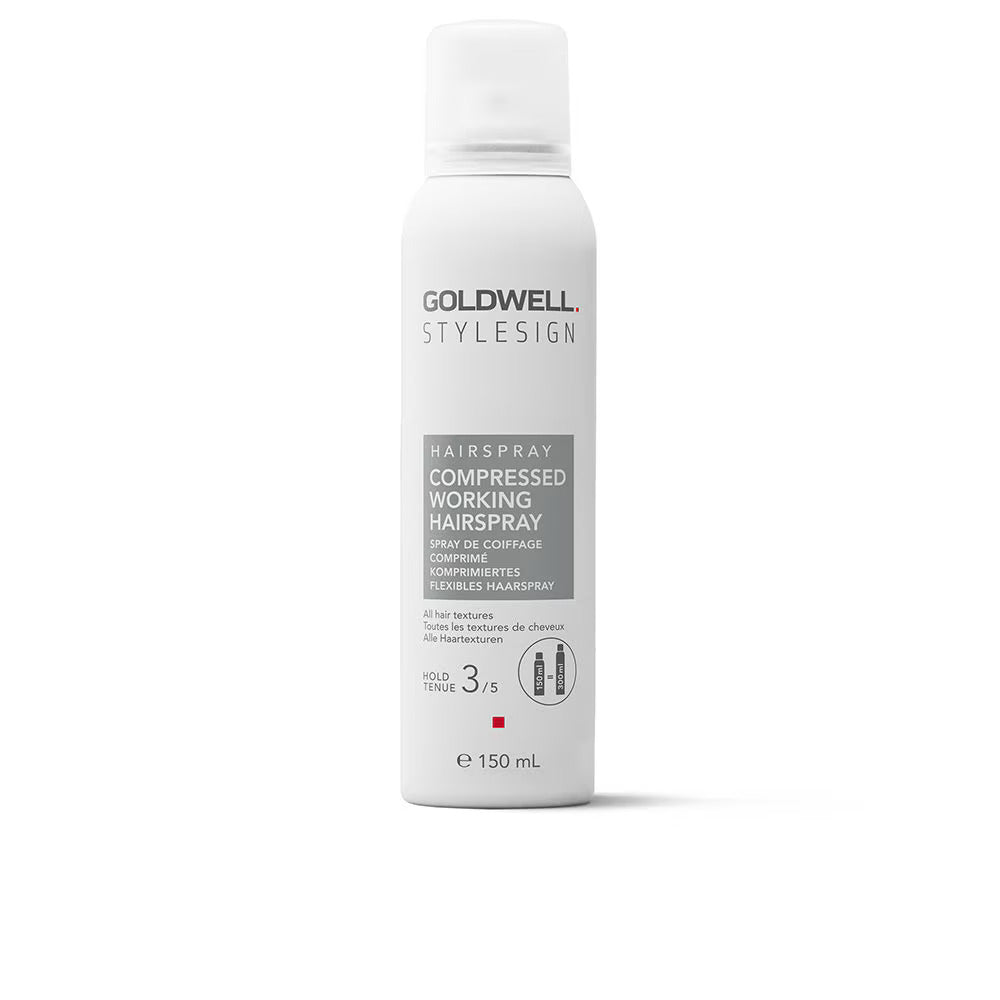 Goldwell StyleSign Compressed Working – Hair Spray for Women, For Styling, Medium Hold, 150 ml