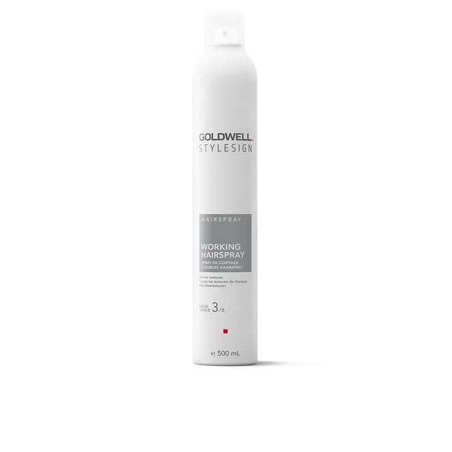 Goldwell Stylesign Working – Hair Spray Unisex, Shine & Body, Hold Level 3/5, 500 ml