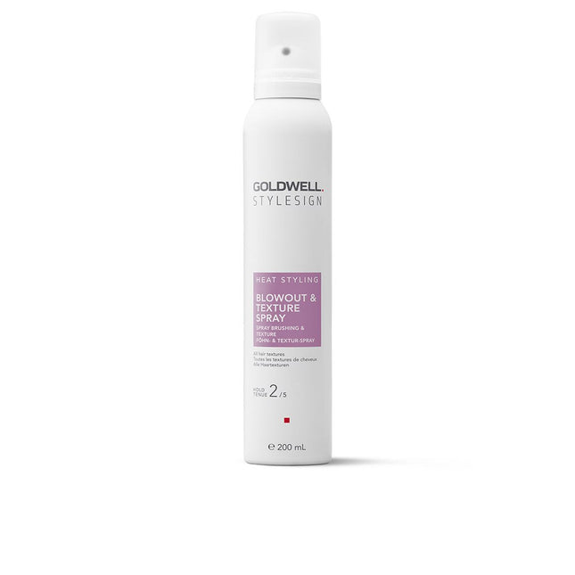 Goldwell Stylesign Heat Styling – Hair Spray for Women, Blowout & Texturizing, Hold Level 2/5, 200 ml