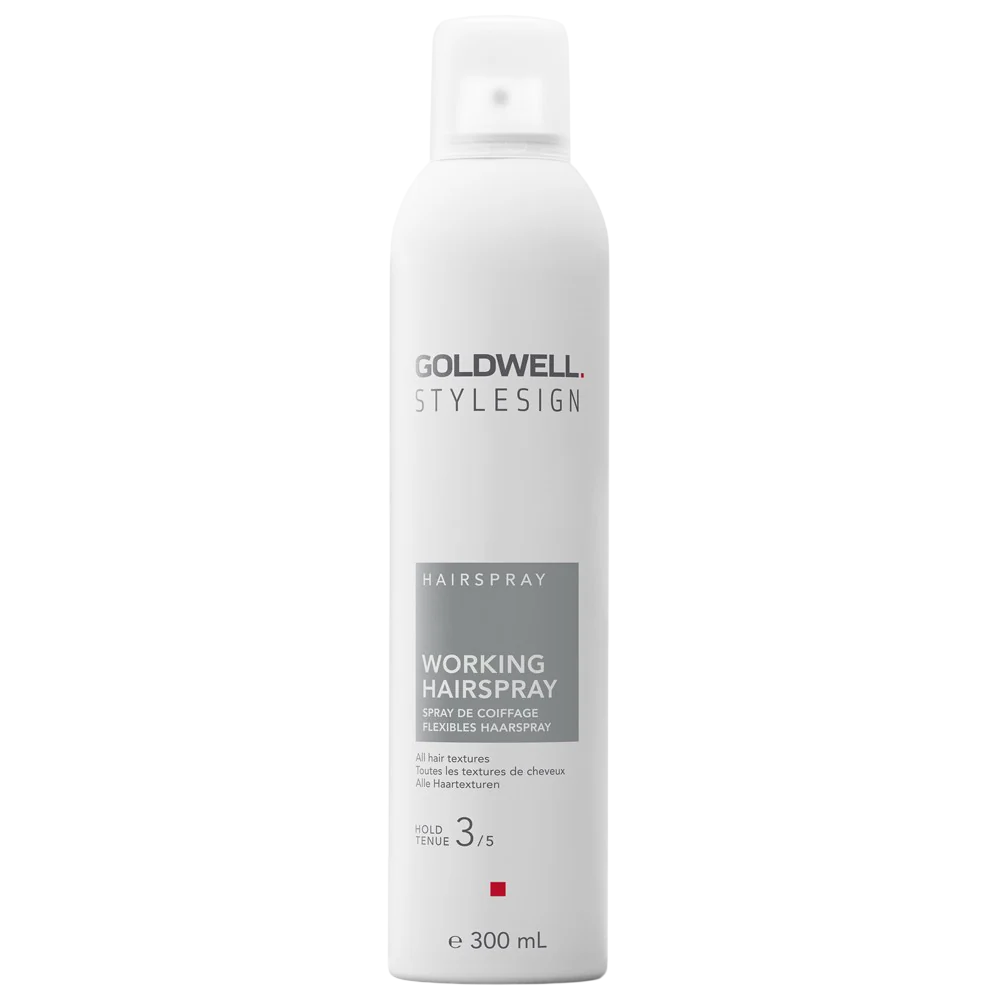 Goldwell Stylesign Working – Hair Spray for Women, Shine & Body, Hold Level 3/5, 300 ml