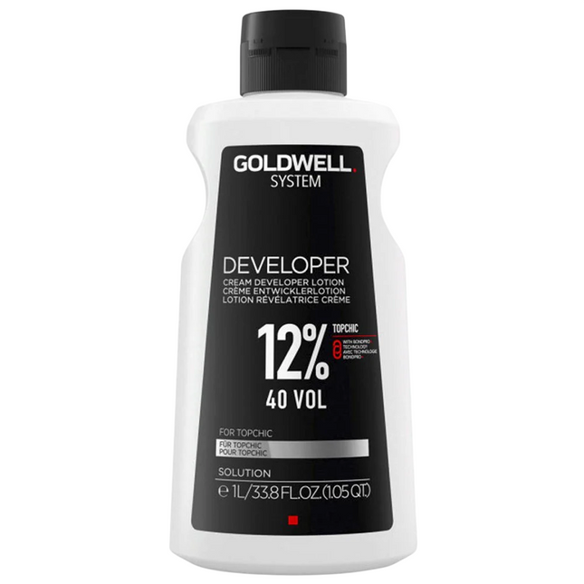 Goldwell System – Hair Oxidant Lotion for Women, 12%, 40 vol, 1000 ml