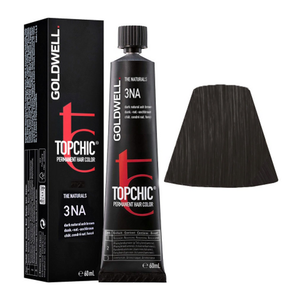 Goldwell TopChic – Permanent Hair Dye for Women, 3Na, 60 ml