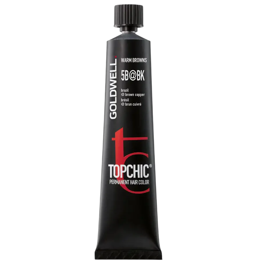 Goldwell TopChic – Permanent Hair Dye for Women, 5B@BK, 60 ml