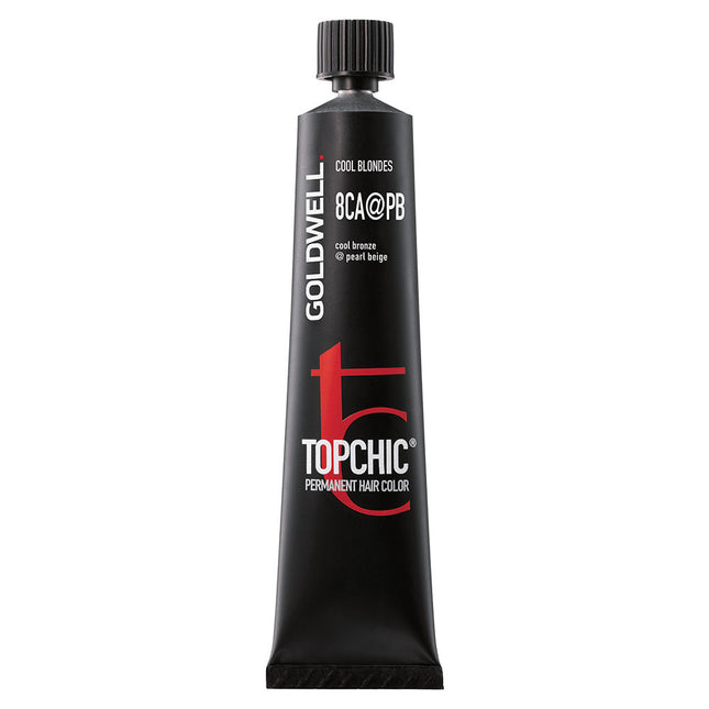 Goldwell TopChic – Permanent Hair Dye for Women, 8CAPB Cool Bronze/Pearl Beige, 60 ml