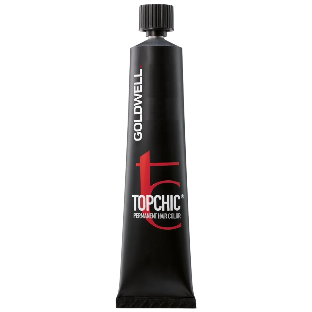 Goldwell TopChic – Permanent Hair Dye for Women, 5N@BK Light Brown Natural, 60 ml