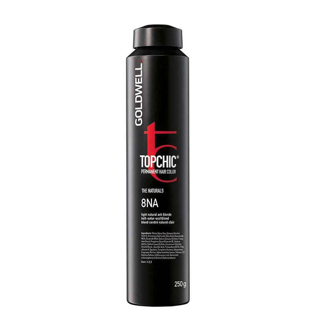 Goldwell TopChic – Permanent Hair Dye Unisex, 8NA Light Natural Ash Blonde, 250 ml