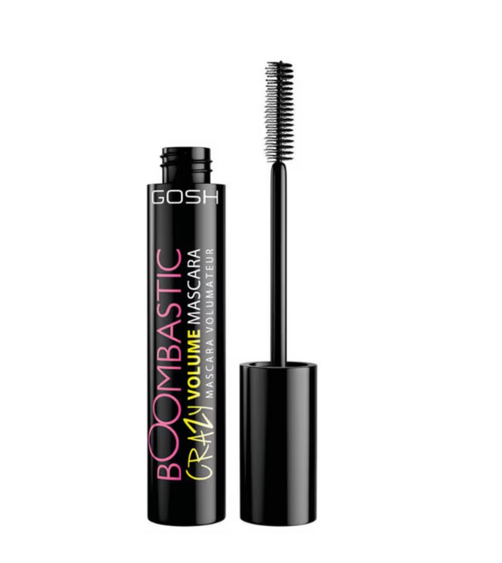Gosh Boombastic Crazy Volumizing – Mascara for Women, 001, Extreme Black, 13 ml