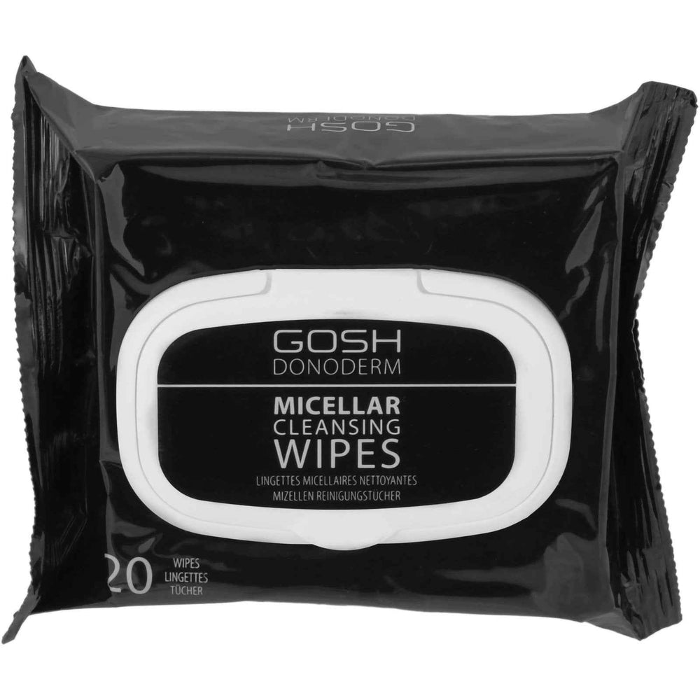 Gosh Donoderm – Makeup Remover Wipes for Women, 20 pcs