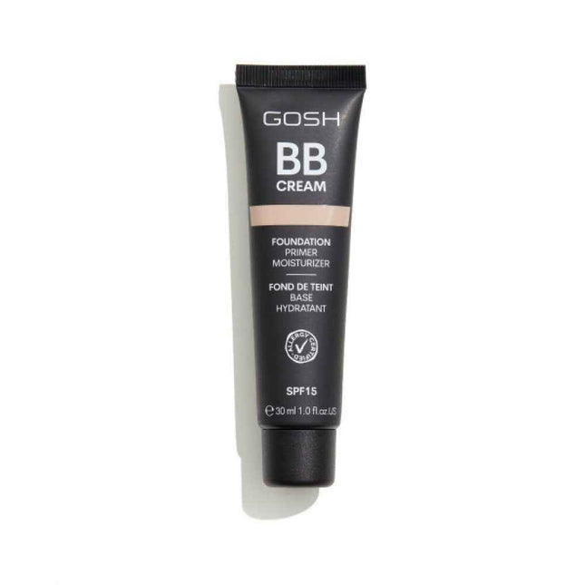 Gosh BB Cream for Women, 02, Beige, SPF 15, 30 ml