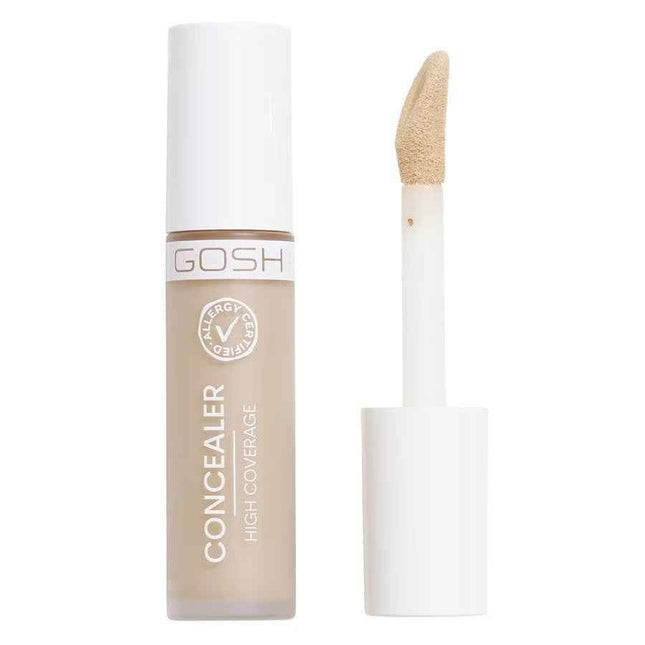 Gosh High Coverage – Liquid Concealer for Women, 003, Sand, 6 ml