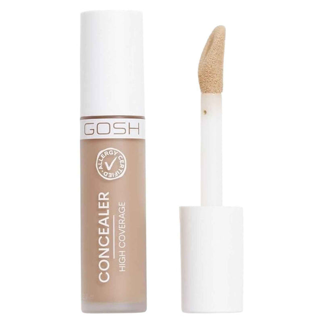 Gosh High Coverage – Liquid Concealer for Women, 006, Honey, 6 ml Tester