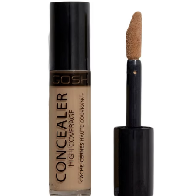 Gosh High Cover – Liquid Concealer for Women, 006, Honey, 6 ml
