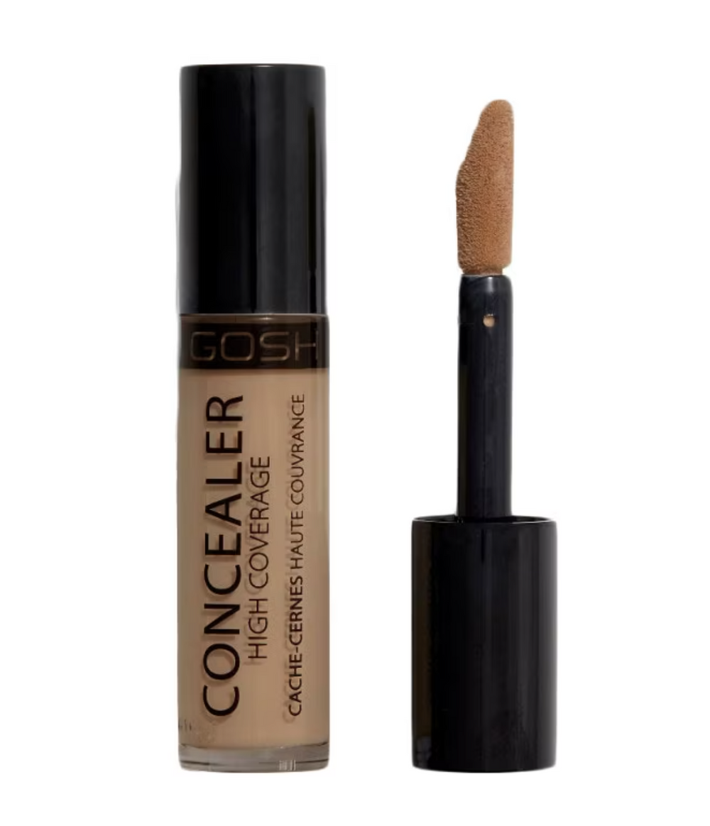 Gosh High Cover – Liquid Concealer for Women, 006, Honey, 6 ml