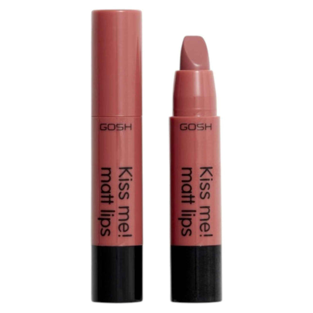 Gosh Kiss Me! – Cream Lipstick for Women, 008, Natural Kiss, 2 g Tester