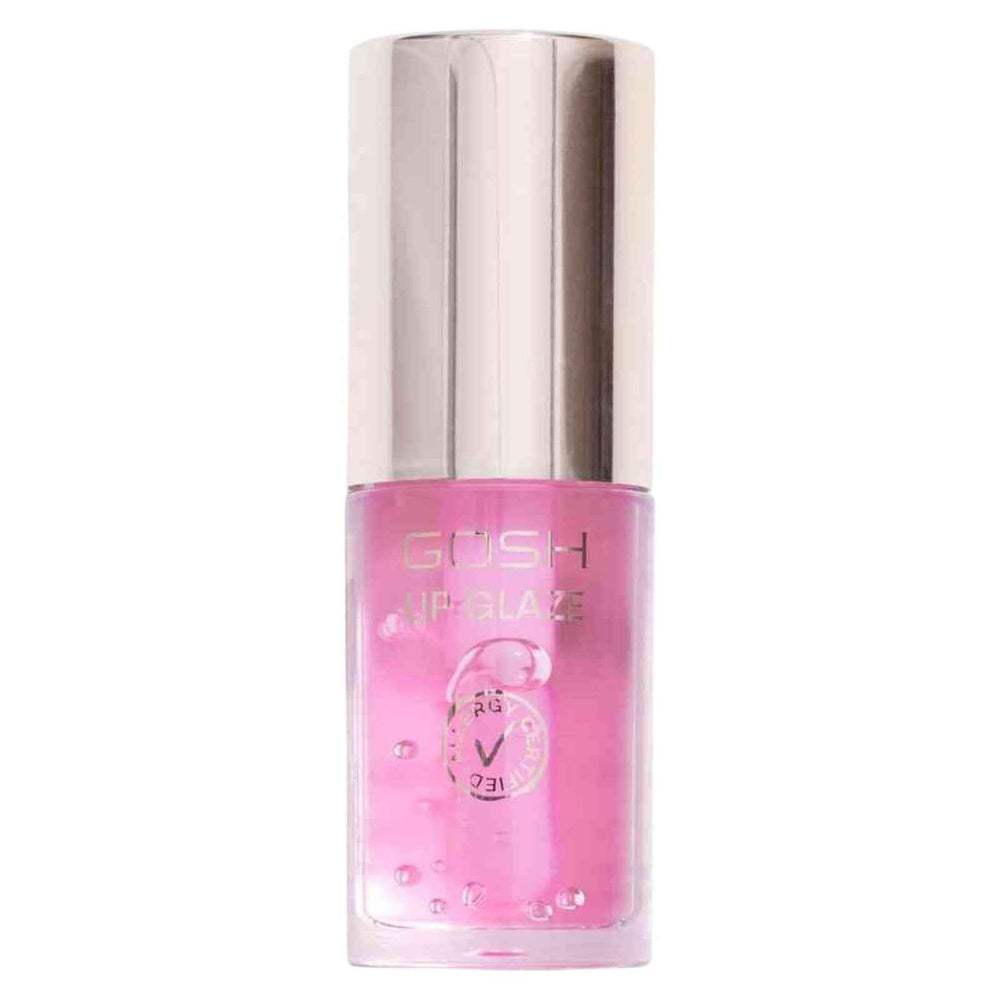 Gosh Lip Glaze Allergy Certified Long-lasting shine – Lip Gloss for Women, 001, Shocking Pink, 5.5 ml