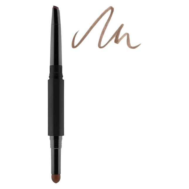 Gosh Long Lasting Double – Eyebrow Cream Pencil for Women, 002, Brown, 0.5 g