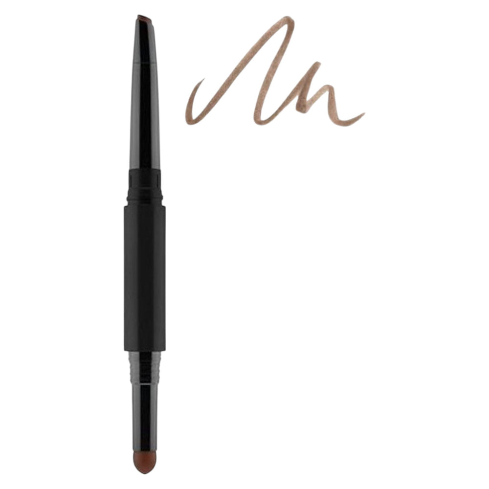Gosh Long Lasting Double – Eyebrow Cream Pencil for Women, 002, Brown, 0.5 g