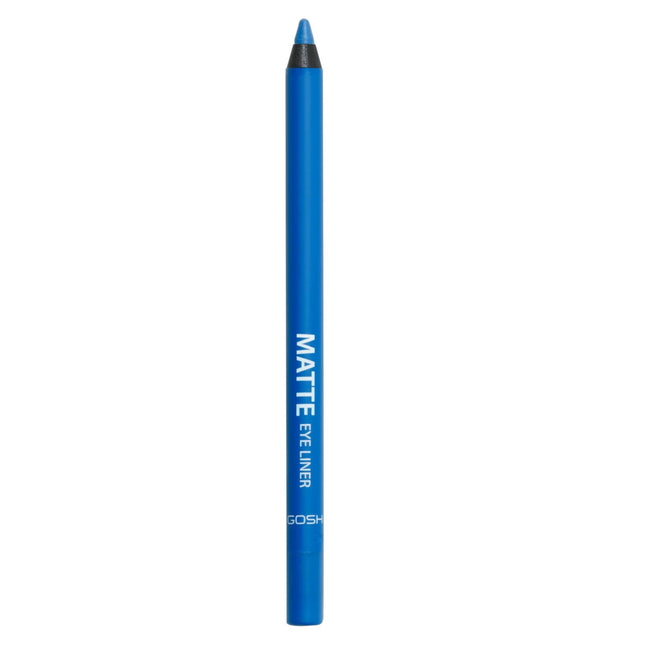 Gosh Matte Eye Liner Cream Pencil – Kohl Eyeliner for Women, Crazy Blue, 1.2 g