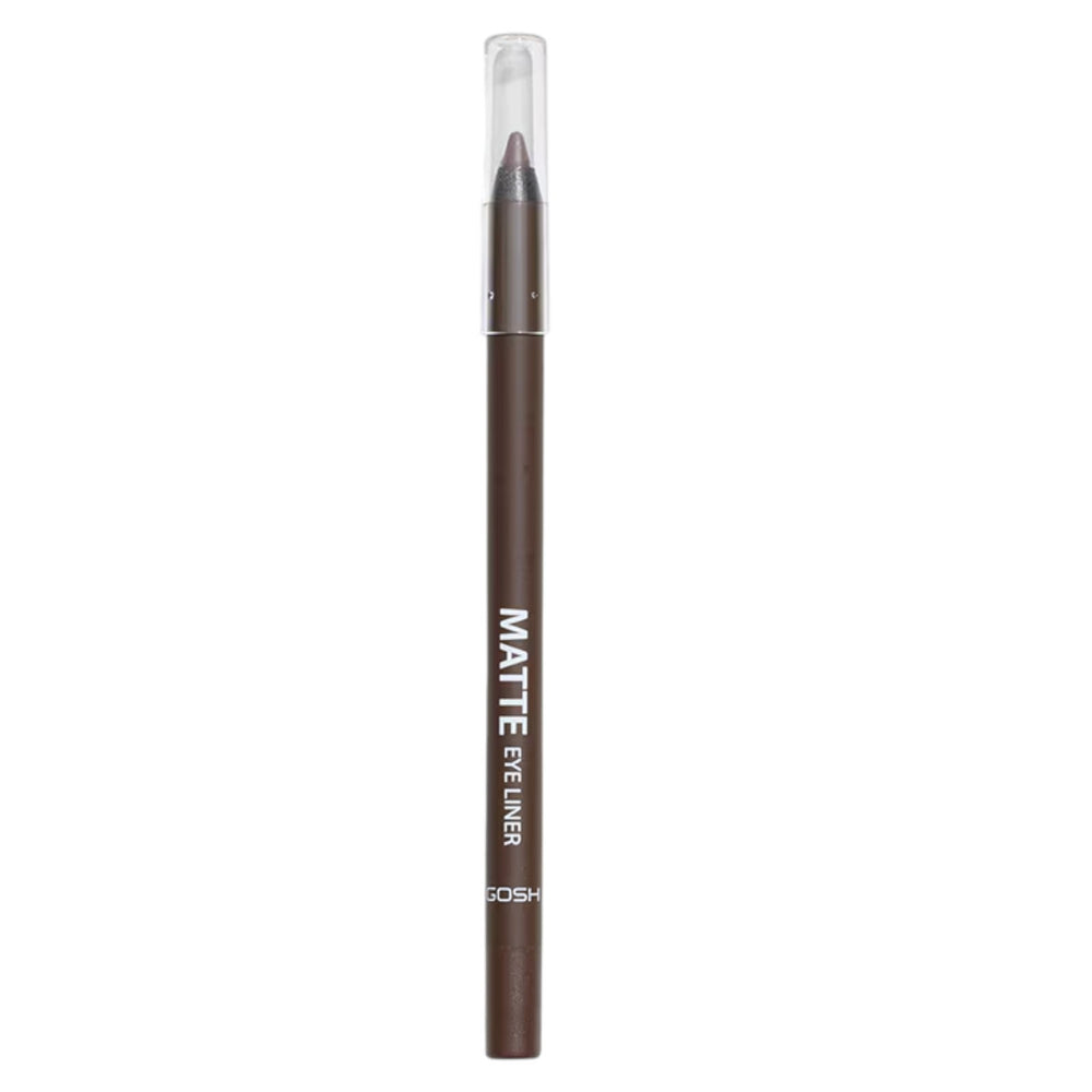 Gosh Matte Eye Liner Cream Pencil – Kohl Eyeliner for Women, 014, Chocolate Brown, 1.2 g