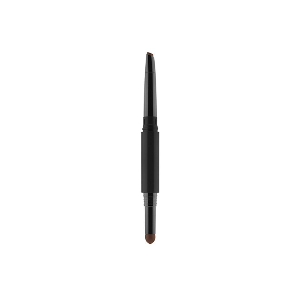 Gosh Shape & Fill Double – Eyebrow Cream Pencil for Women, 001, Brown, 0.5 g
