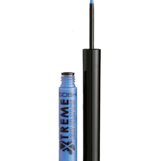 Gosh Xtreme Waterproof – Liquid Eyeliner for Women, 008, Royal Blue, 1.7 ml Tester