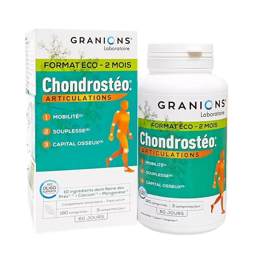 Granions Chondrosteo Support Joint Mobility Flexibility & Comfort – Capsules Unisex, 180 pcs, 154 g