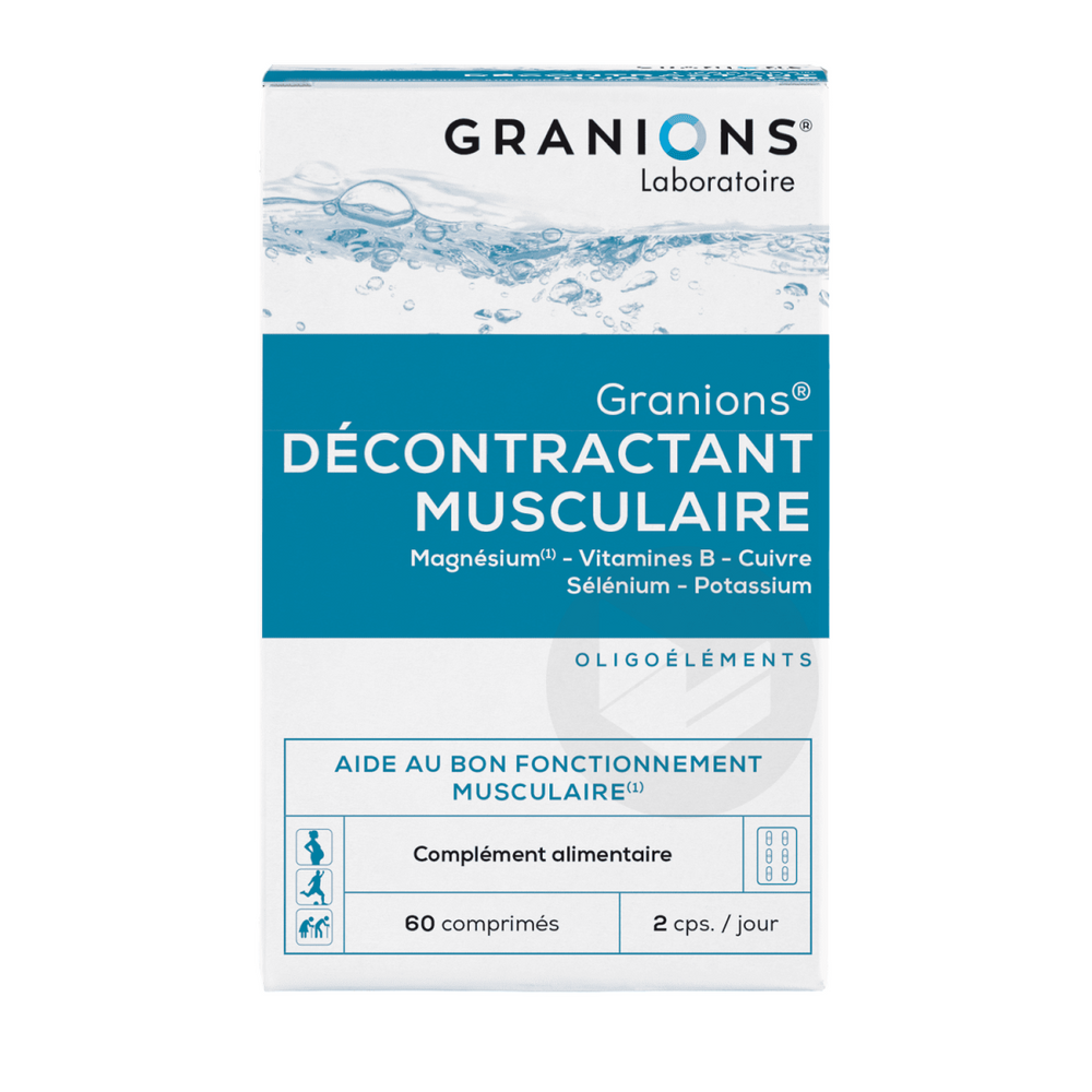 Granions Chrome Reduce Muscle Tension & Prevents Involuntary Cramps – Capsules Unisex, 60 Capsules, 74 g