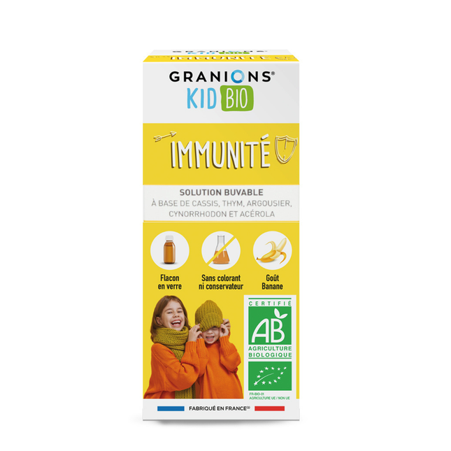 Granions Kid Bio Banana Sea buckthorn Rosehip Acerola Blackcurrant & Thyme Helps Stimulate & Strengthen The Immune System –…