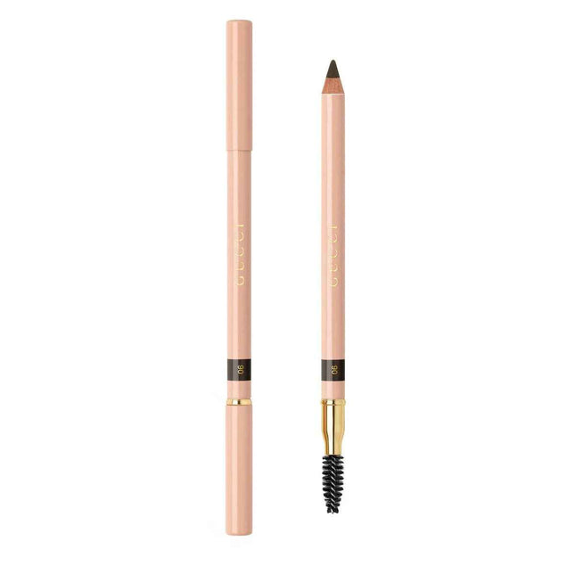 Gucci Definition Sourcils Double-Ended – Eyebrow Cream Pencil for Women, 06, Black, 1.19 g