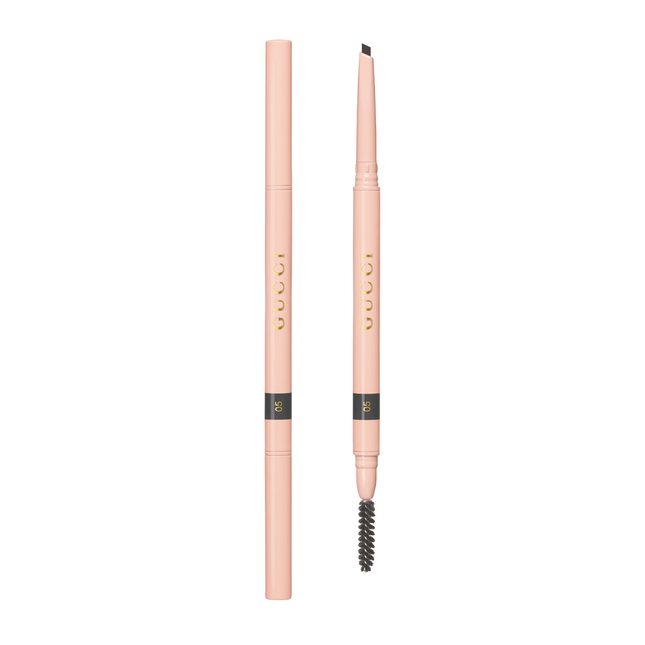 Gucci Stylo A Sourcils Waterproof Double-Ended – Eyebrow Cream Pencil for Women, 05, Gris, 0.09 g