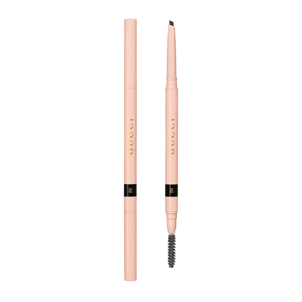 Gucci Stylo A Sourcils Waterproof Double-Ended – Eyebrow Cream Pencil for Women, 06, Noir, 0.09 g