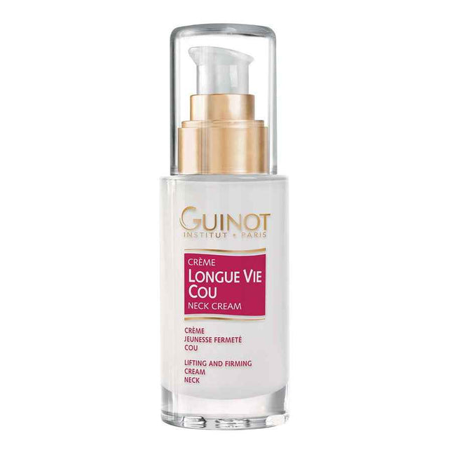 Guinot Longue Vie Cou 56 Ingredients Cellulaires Lifting & Firming – Cream for Women, For Face & Neck, 30 ml
