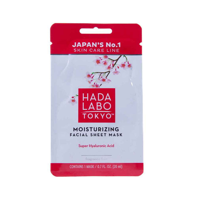 Hada Labo Tokyo Hada Labo Hyaluronic Acid Moisturizing – Sheet Mask for Women, Face, 20 ml