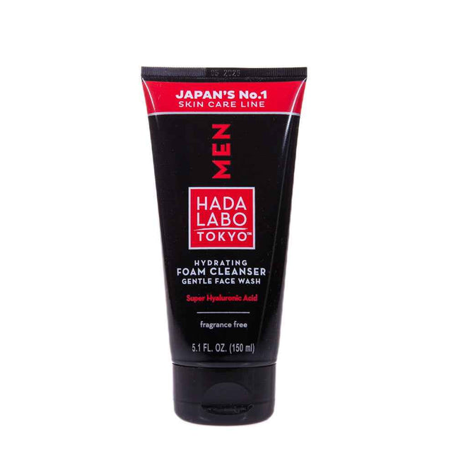 Hada Labo Tokyo Men Hyaluronic Acid Eliminates Impurities – Cleansing Foam for Men, 150 ml