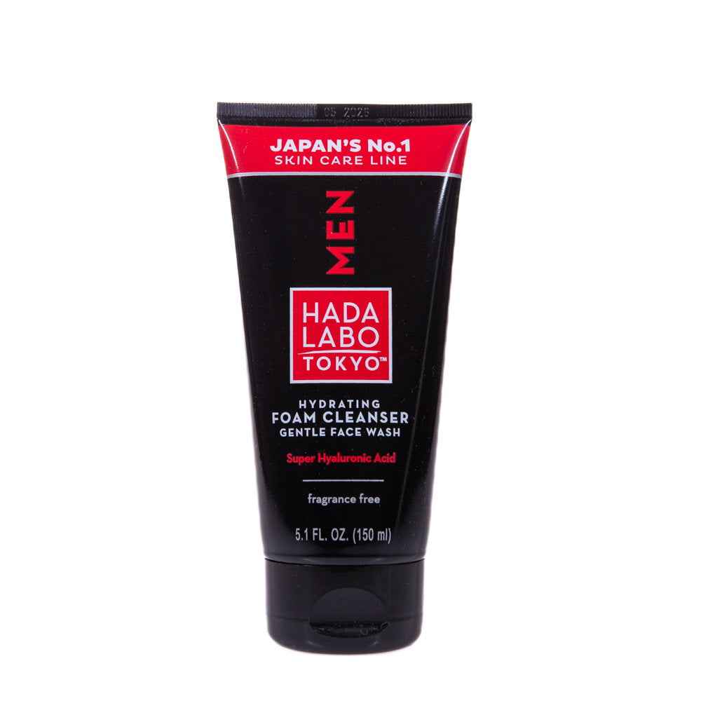 Hada Labo Tokyo Men Hyaluronic Acid Eliminates Impurities – Cleansing Foam for Men, 150 ml
