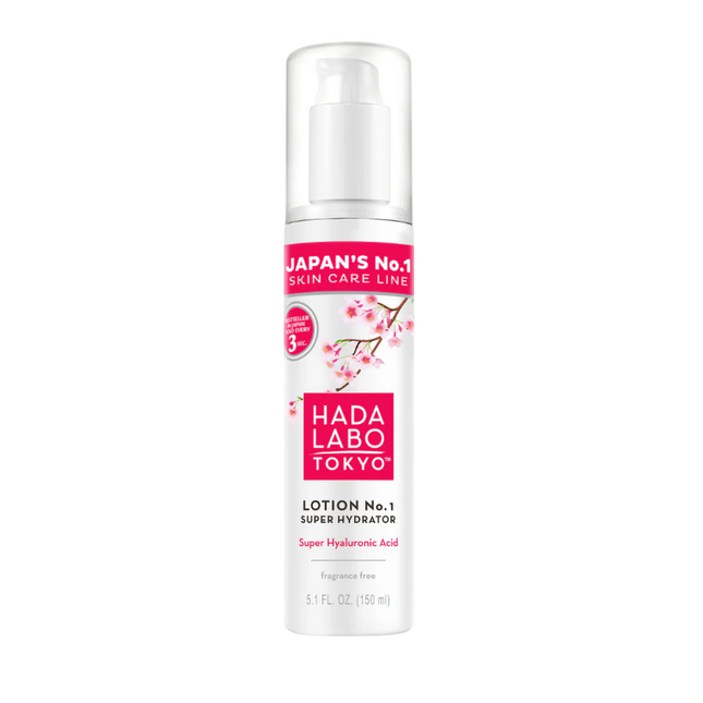 Hada Labo Tokyo N°1 Hyaluronic Acid Hydrating – Lotion for Women, Face, 150 ml